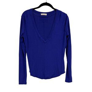 Free People Moon Dance Long Sleeve Top‎ Ultra Violet Size XS